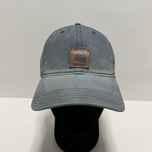 Gray Carhartt Adjustable Cotton Square Logo Patch Strapback Hat